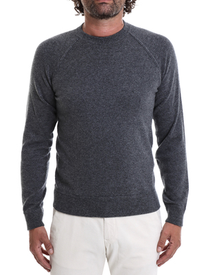 sweater malo crewneck cashmere english coast blue