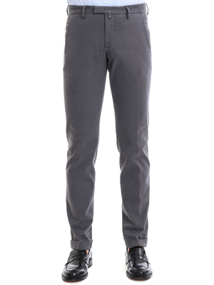 pantaloni briglia 1949 gabardina stretch grigio