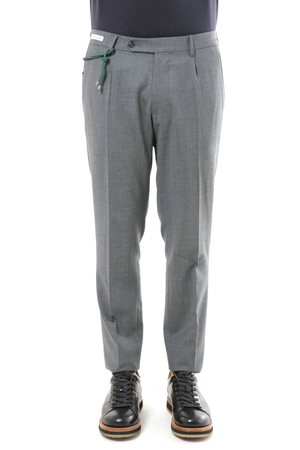 trousers berwich poli wool eco grey