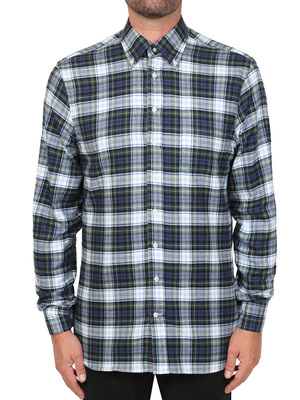 shirt alan paine flannel check green