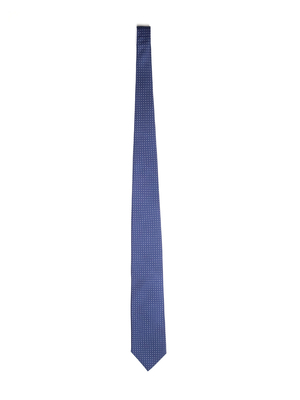 tie holliday & brown printed blue