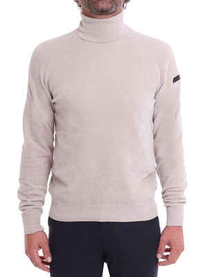 sweater rrd-roberto ricci designs velvet turtleneck beige