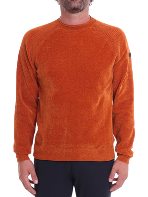 sweater rrd-roberto ricci designs velvet round orange