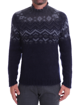 sweater rakkì turtleneck norwegian blue