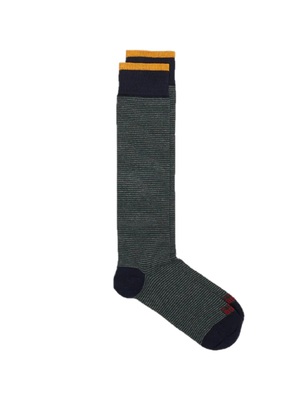 socks in the box stripe classic grey