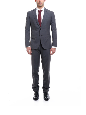 suit caruso tailored two buttons grey