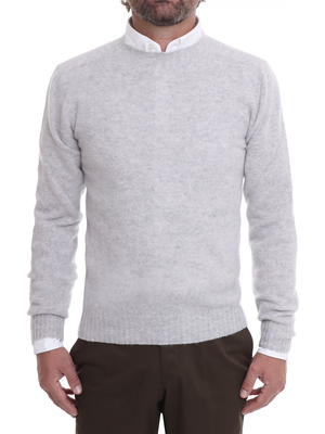 sweater altea crewneck shetland treated grey