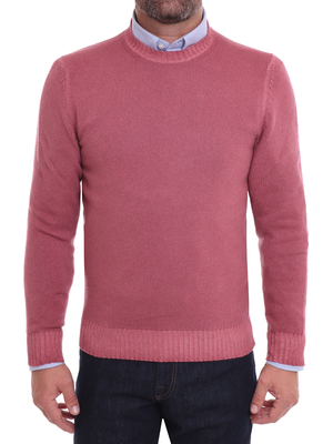 sweater malo crewneck lambswool red