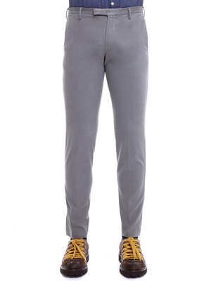 trousers pt torino stretch gabardine grey
