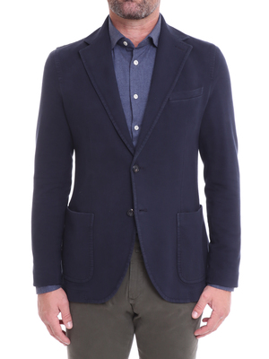 blazer circolo 1901 cashmere touch blue