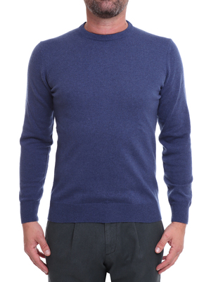 sweater kangra crew neck cashmere blue
