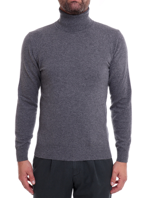 sweater kangra turtleneck cashmere grey