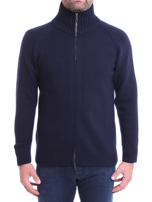 sweater magazzino ricambi jacket zip blue