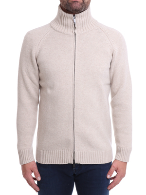 sweater magazzino ricambi jacket zip white