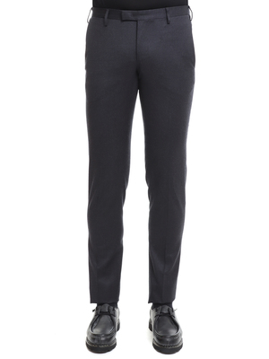 pantaloni pt torino flanella 110's stretch grigio