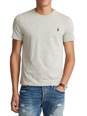 t-shirt polo ralph luren crewneck grey
