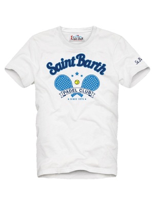 t-shirt mc2 saint barth bianco