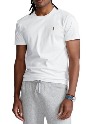 t-shirt polo ralph lauren interlock white